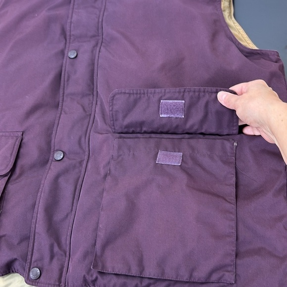 Cabela’s Premier Northern Goose Down Plum Puffer Vest 2XL Tall Outdoor Hunting - Picture 5 of 15